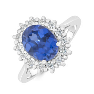 Bespoke Sapphire and Diamond ring