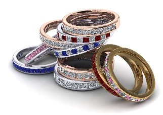 Eternity Rings COO Jewellers