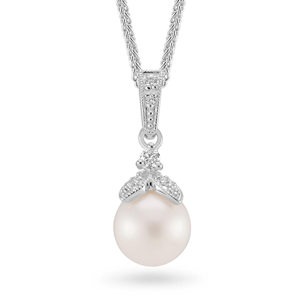 Sterling Silver Freshwater Pearl Pendant C003P