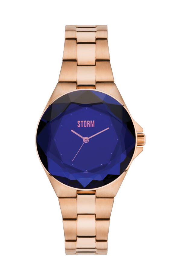 Storm Watch Crystana Rose Gold and Blue
