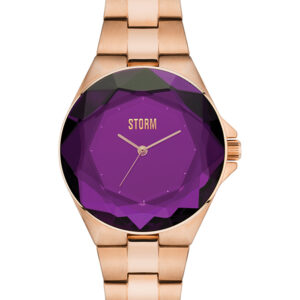 Storm Watch Crystana Rose Gold and Purple