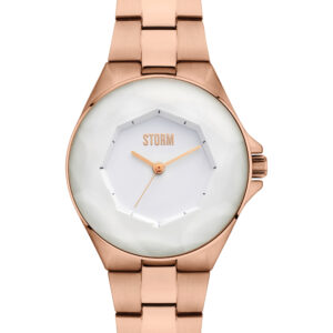 Storm Watch Rose Gold & White