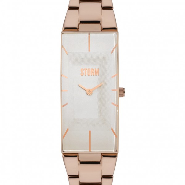 Storm Ixia Watch Rose Gold and White