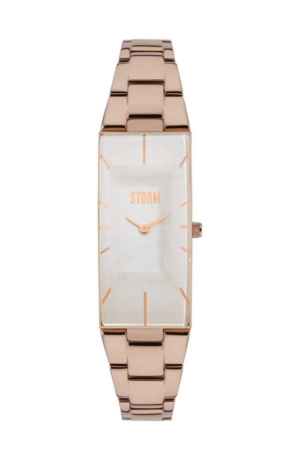 Storm Ixia Watch Rose Gold and White