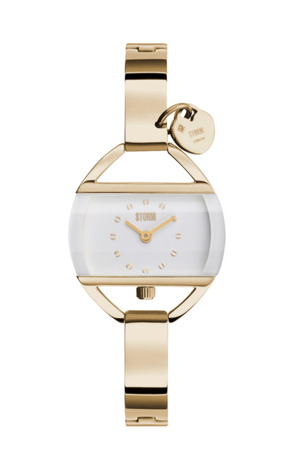 Storm Temptress Charm Gold Watch